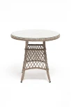 Плетеный круглый стол, диаметр 80 см, цвет бежевый 4SIS Эспрессо YH-T1661G-2 beige
