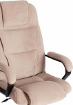 Компьютерное кресло игровое Tetchair BERGAMO (Флок/Бежевый)