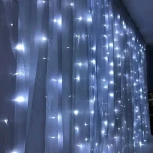 Светодиодная гирлянда Feron 41627 CL24 занавес, статичная, 3*3м + 3м 5000К c питанием от сети