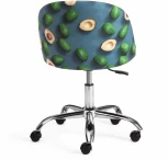 Кресло MELODY ткань/флок, серый, Botanica 11 avocado/29 Tetchair 19030