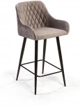 Стул полубарный Robert, бархат светло-серый 26 Top Concept ROBERT 76777