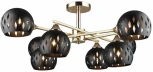 Потолочная люстра на штанге Imex MD.4211-8-S-GD+FGD