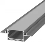 Алюминиевый профиль без видимой рамки 2500 мм, анодированный DesignLed LG LG49-R