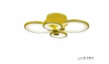 Потолочная люстра iLedex Ring A001/4 Yellow (220V, пульт управления, кольцо)