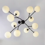 Потолочная люстра на штанге Zortes Blo ZRS.1178.12 (220V, шарики, IP21)