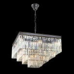 Подвесная люстра ярусная каскадная Citilux Мартин CL332241 (220V, хрусталь, на цепи)