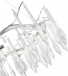 Подвесной светильник ST Luce Teardrops SL1660.103.10 Хром/Хром, Прозрачный G9 10*5W 4000K (220V, на тросе)