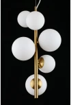 Подвесной светильник Aployt Letizia APL.314.06.06 (220V, на тросе, шарики, молекулы)