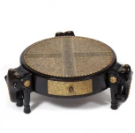 Столик Secret De Maison 3 SLONA ( mod. ND-005) этническая роспись (дерево манго/латунная чеканка)