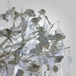 Подвесная люстра AM Group WOODSTAR WOODSTAR L1200 SN (220V, на тросе, листья)