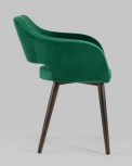 Стул с подлокотниками Stool Group Саймон велюр темно-зеленый УТ000025160