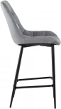 Стул полубарный Stool Group Флекс велюр серый УТ000034997