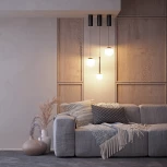 Подвесной светильник LED SP-BEADS-HANG-T-R100-8W Day4000 (BK-GD, 180 deg, 230V) (Arlight, IP20 Металл, 5 лет) 036507