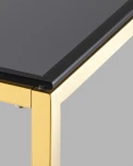Консоль Stool Group ТАУН 115*30 золото стекло smoke УТ000004657