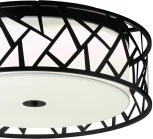 Потолочный светильник круглый Sonex Fabiana 7700/60L металл/пластик/белый/черный LED 60Вт 3000-6000K D600 IP20 пульт ДУ (220V, круглые)