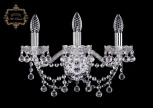 Бра Art Classic 10.26 10.26.3.165.Cr.B (220V, хрусталь, подвески, подсвечник, свеча)