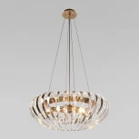 Подвесная люстра Loft It Dakota 10300/600 French gold (220V, хрусталь, на тросе)