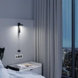 Выключатель одноклавишный с подсветкой (графит акрил) Werkel W1110144 (a064077)