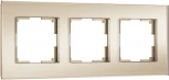 Рамка на 3 поста (шампань, стекло soft-touch) Werkel W0033111 (a064578)
