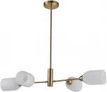 Потолочная люстра на штанге Lumion Monroe 6512/4C латунь E14 4*40W 220V