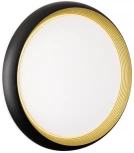 Настенно-потолочный светильник Sonex Tofiq Black 7651/DL PALE SN пластик/черный/золотой LED 48Вт 4000К D380 IP43 (220V, круглые)