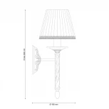 Бра Lucia Tucci Oria W144.1 white