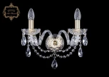 Бра Art Classic 10.12 10.12.2.141.Gd.Sp (220V, хрусталь, подвески, подсвечник, свеча)