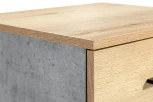 Тумба прикроватная R-Home Loft Дуб натур/Бетон