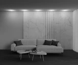 Встраиваемый светильник Maytoni Nude DL065-12W4K-W (LED, 220V, круглые)