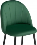Стул Notta на металлокаркасе Логан зеленый / черный 542625