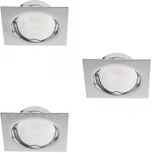 Комплект из 3-х встраиваемых точечный светильников Kanlux TRIBIS 23844 (220V)