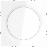 Диммер поворотно-нажимной 600 Вт (белый глянцевый) Voltum S70 VLS070301