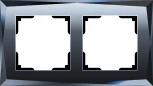 Рамка на 2 поста Diamant (черный) Werkel W0021208 (a051442)