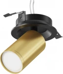 Встраиваемый светильник FOCUS S GU10 1x10Вт Maytoni Technical C048CL-U-1BMG (220V, круглые)