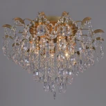 Потолочная люстра хрустальная Reluce 04035-0.3-07 MATT GOLD (220V)