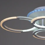 Потолочная люстра светодиодная на штанге с пультом Reluce 09820-3.3-2+2A WH (RGB) (220V)