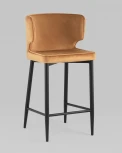 Стул полубарный Stool Group Матео велюр терракотовый УТ000035025