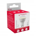 Лампочка светодиодная белая полусфера GU10 4W Thomson Mr16 TH-B2103