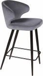 Стул полубарный Richard, бархат серый 27 Top Concept RICHARD 80764