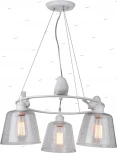 Подвесная люстра Arte Lamp Passero A4289LM-3WH (220V, на тросе, птички)