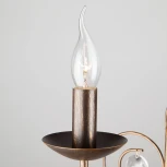 Подвесная люстра Eurosvet Tomas 60018/3 черный с золотом