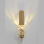 Бра Crystal Lux BELLA AP1 BRASS (LED, 220V, шар)