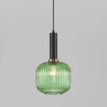 Подвесной светильник Eurosvet Bravo 50182/1 зеленый (220V, на проводе, шар)