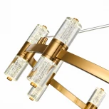 Подвесная люстра Gemina SL6007.203.18 Латунь/Прозрачный LED 18*2,5W 4000K