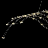 Подвесной светильник Odeon Light Welkin 7057/45L нерж/сталь LED 3000K 220V (на тросе)