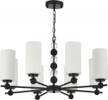 Подвесная люстра ST Luce SL2003 SL2003.403.08 черный/белый E27 8*40W (220V, на цепи)