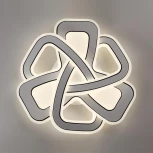 Потолочная люстра светодиодная Lumion Jazz 8015/160CL белый, хром/белый металл/акрилл LED 160W 220V 3000-6000K