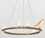 Подвесной светильник светодиодный Mizi'en View MZ46505-600 (220V, на тросе, кольцо)