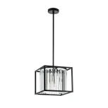 Потолочная люстра на штанге Osgona Regolo 713037 (220V, хрусталь, куб)