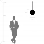 Потолочная люстра на штанге Lightstar Modena 816043 (220V, шар)